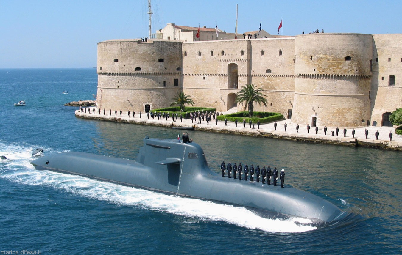 s-526 salvatore todaro its smg type 212 class submarine italian navy marina militare 34 taranto