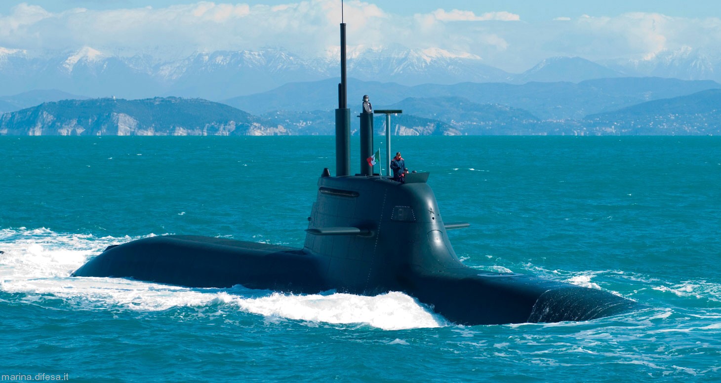 s-527 scire salvatore todaro its smg type 212 class submarine italian navy marina militare 21x fincantieri
