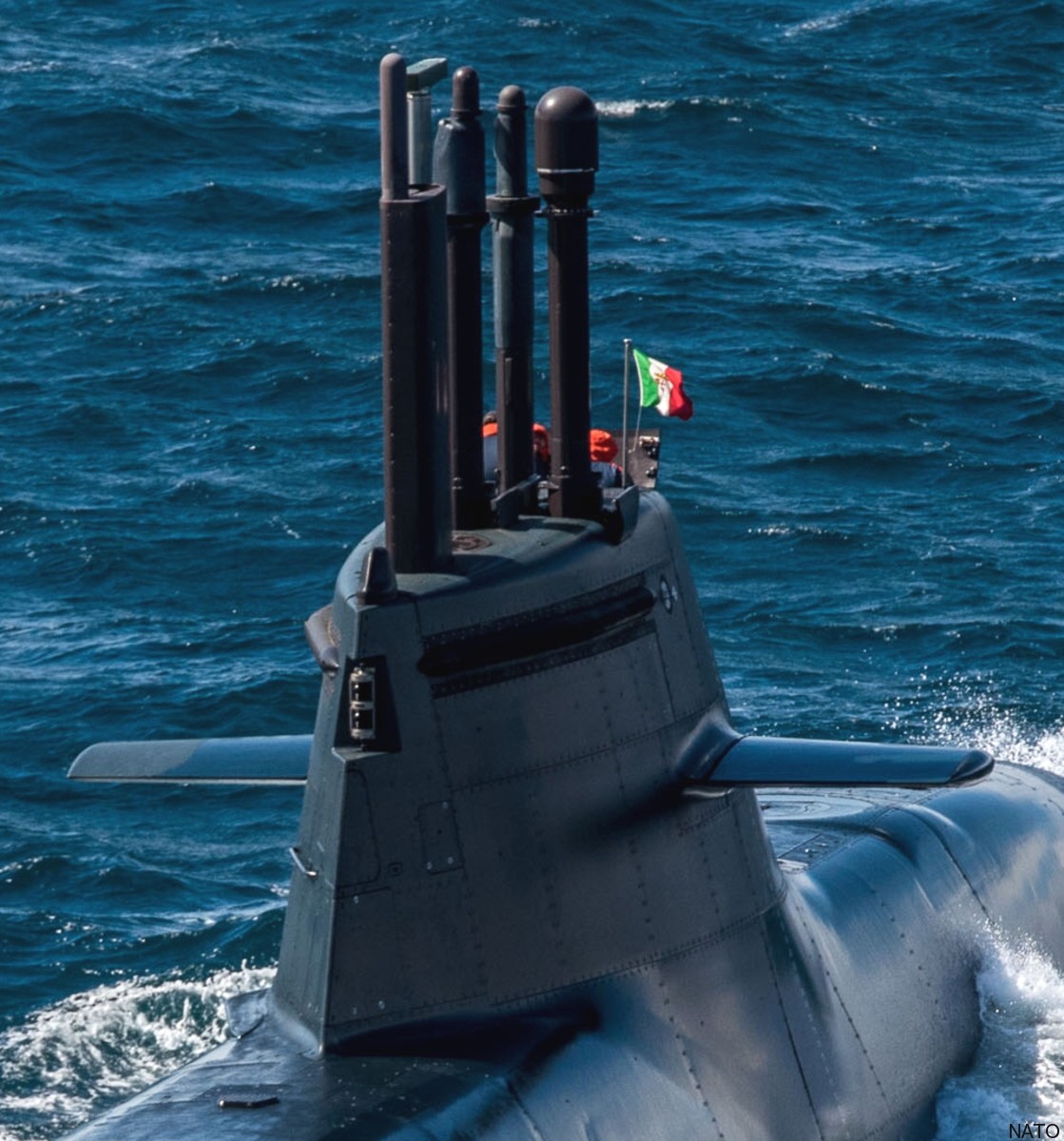 s-529 romeo romei todaro type 212 class submarine its smg italian navy marina militare 10a periscopes