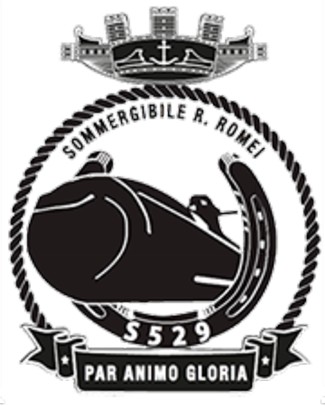 s-529 romeo romei insignia crest patch badge todaro type 212 class submarine italian navy 02x
