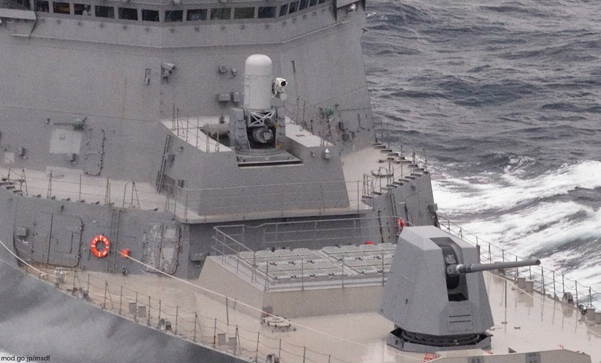 asahi class destroyer japan maritime self defense force jmsdf dd-119 120 shiranui armament 02bar mk-45 mod.4 gun mk-41 vls rim-162 evolved sea sparrow missile essm