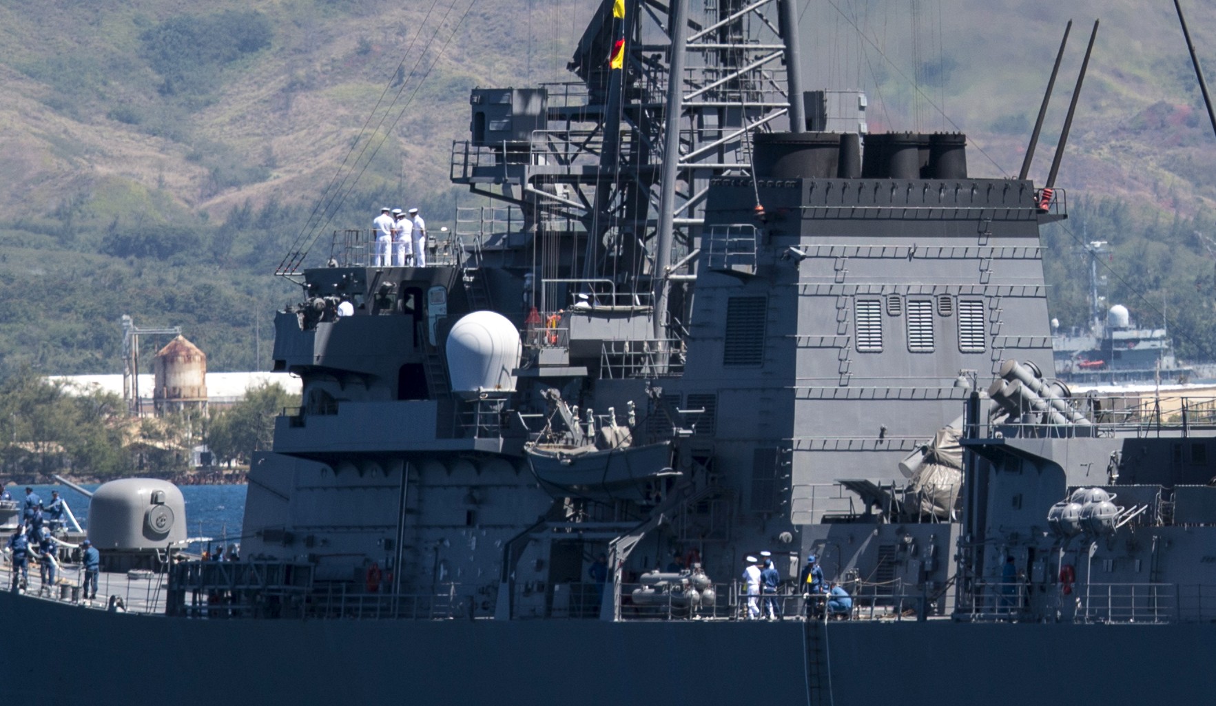 murasame class destroyer japan maritime self defense force jmsdf superstructure details 06