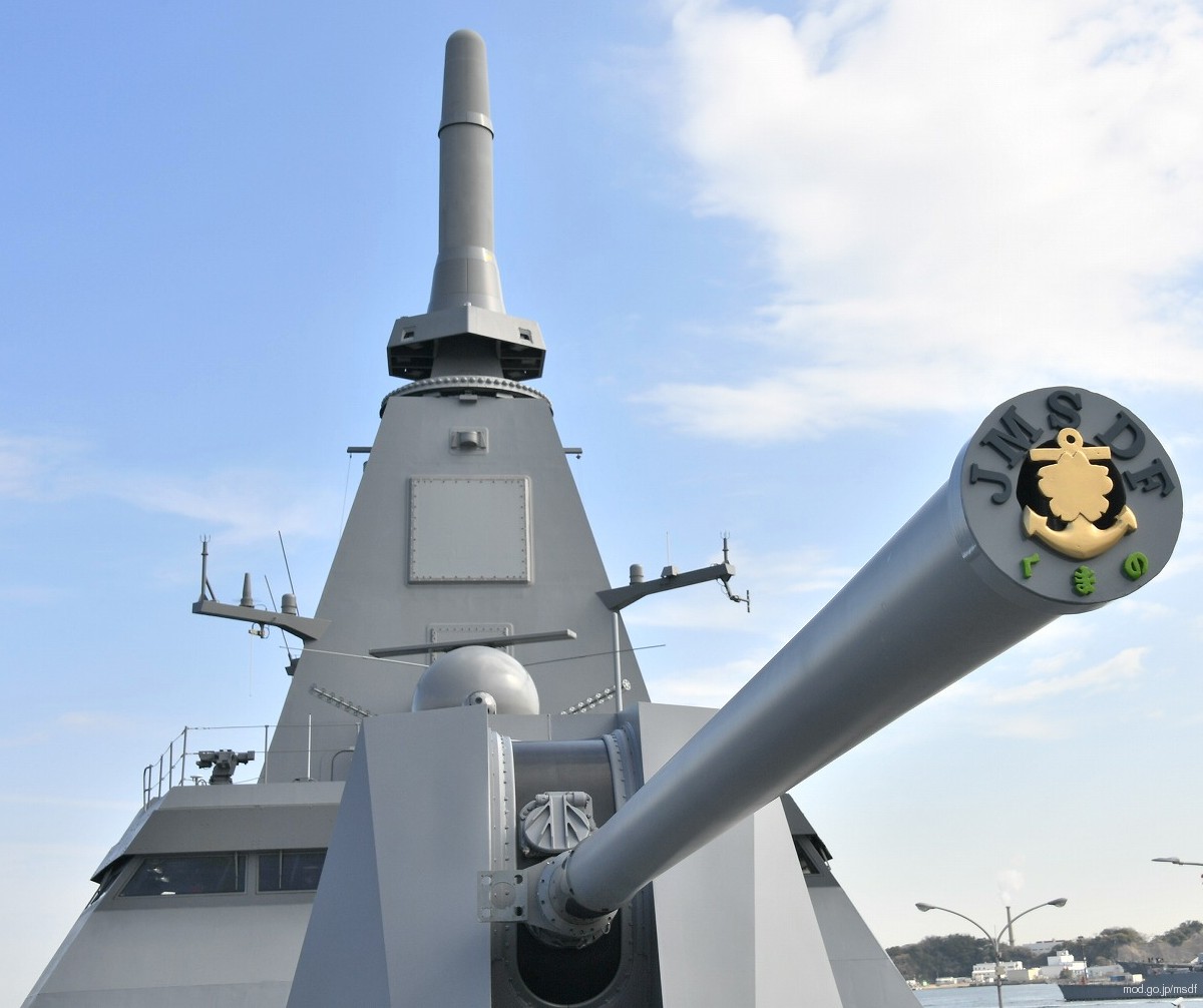 ffm-2 js kumano mogami class frigate multi-mission japan maritime self defense force jmsdf navy 18 mk.45 gun