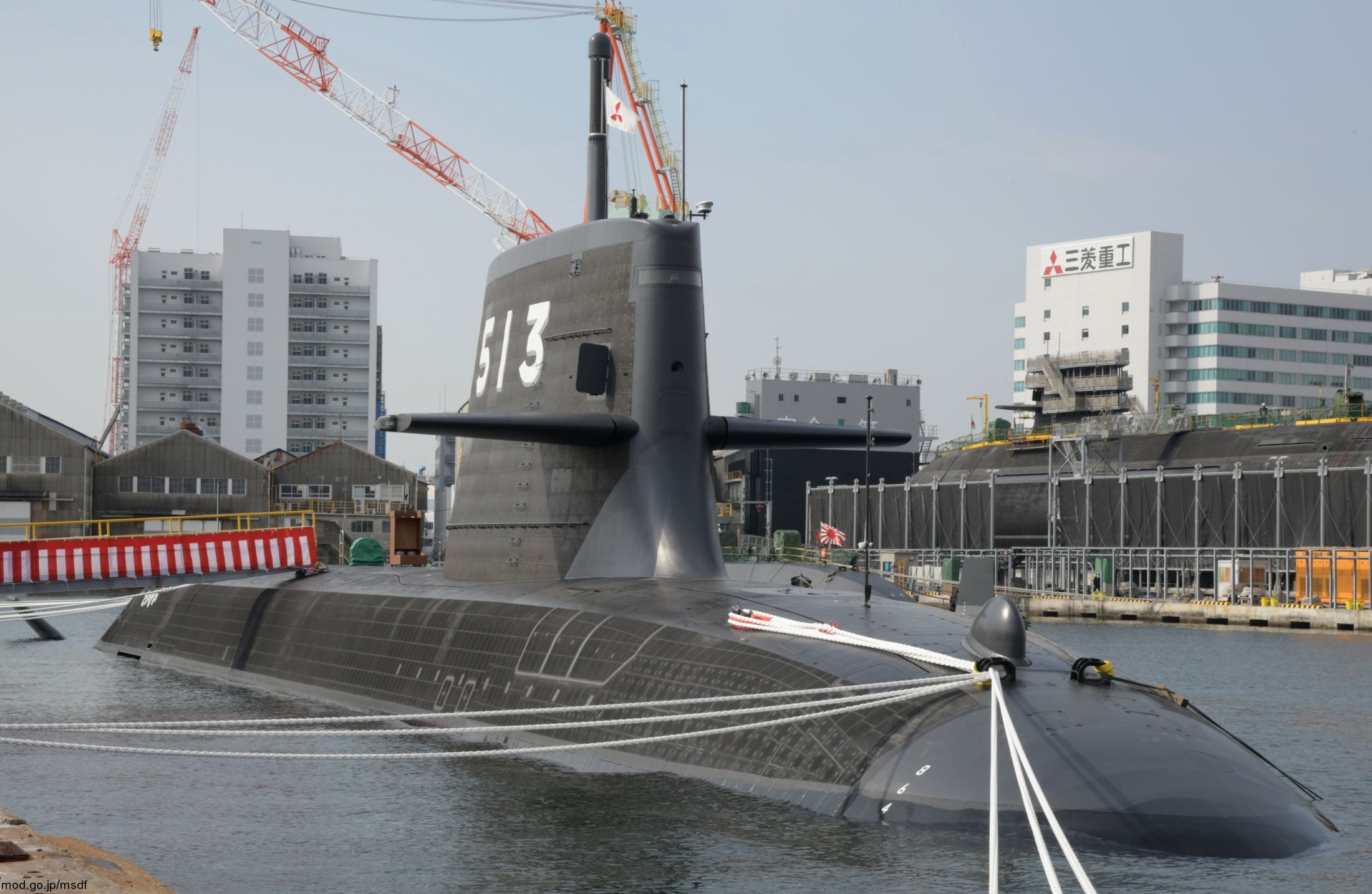 taigei class 29ss attack submarine ssk aip japan maritime self defense force jmsdf 11x kawasaki mitsubishi torpedo harpoon ssm missile