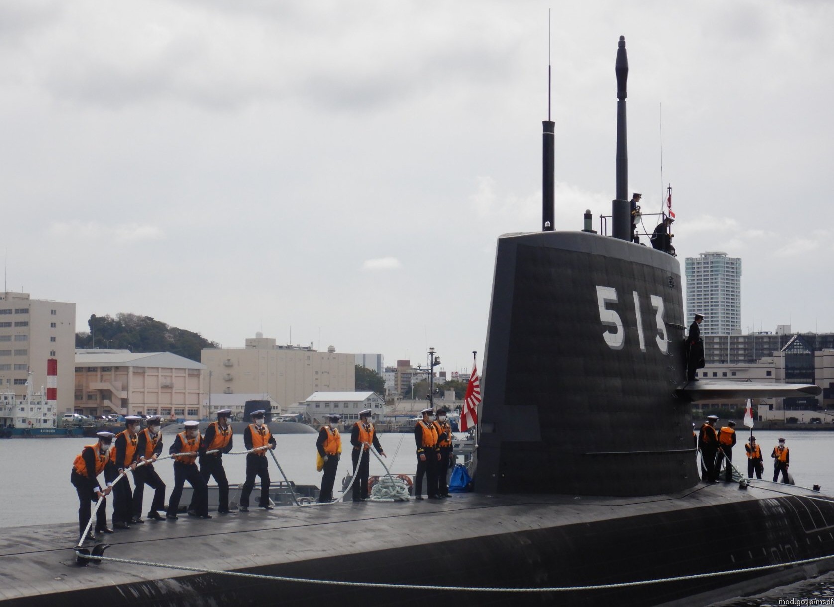 ss-513 js taigei 29ss class attack submarine ssk aip japan maritime self defense force jmsdf 15