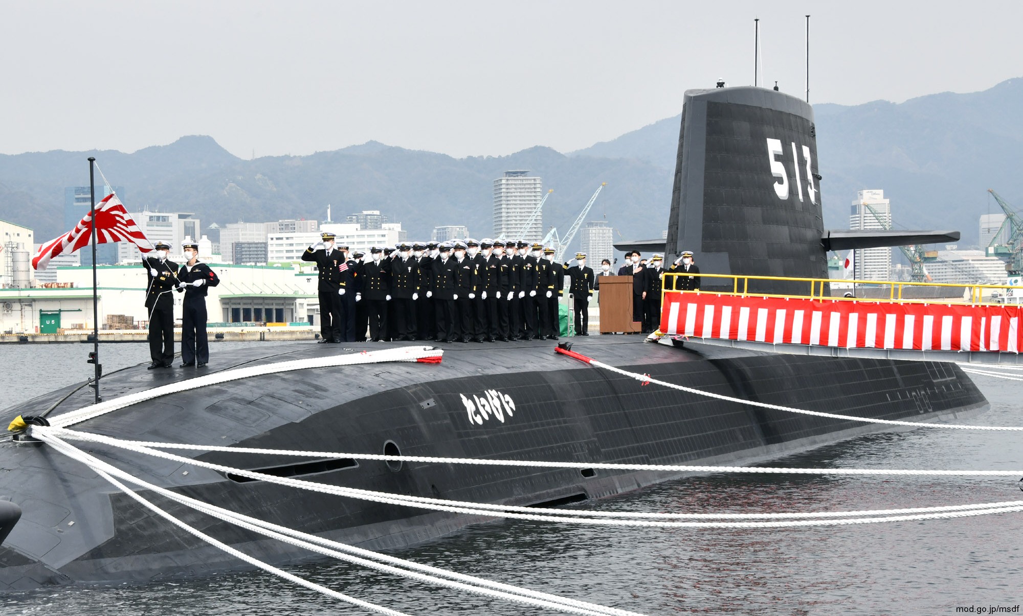 ss-513 js taigei 29ss class attack submarine ssk aip japan maritime self defense force jmsdf 20