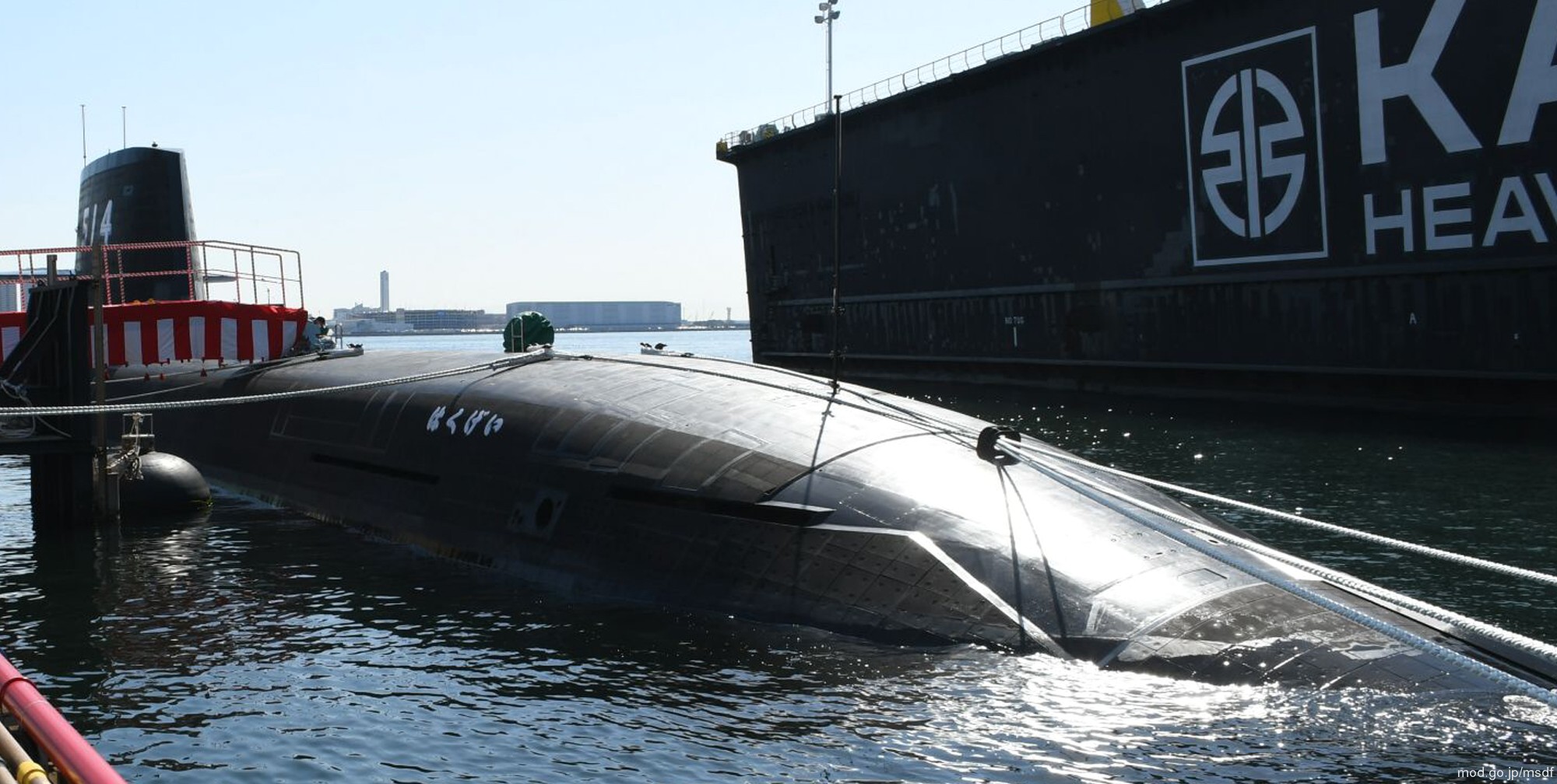 ss-514 js hakugei taigei 29ss class attack submarine ssk aip japan maritime self defense force jmsdf 03