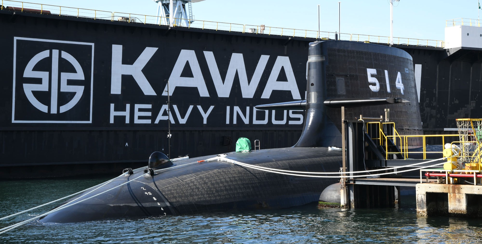 ss-514 js hakugei taigei 29ss class attack submarine ssk aip japan maritime self defense force jmsdf 07 kawasaki