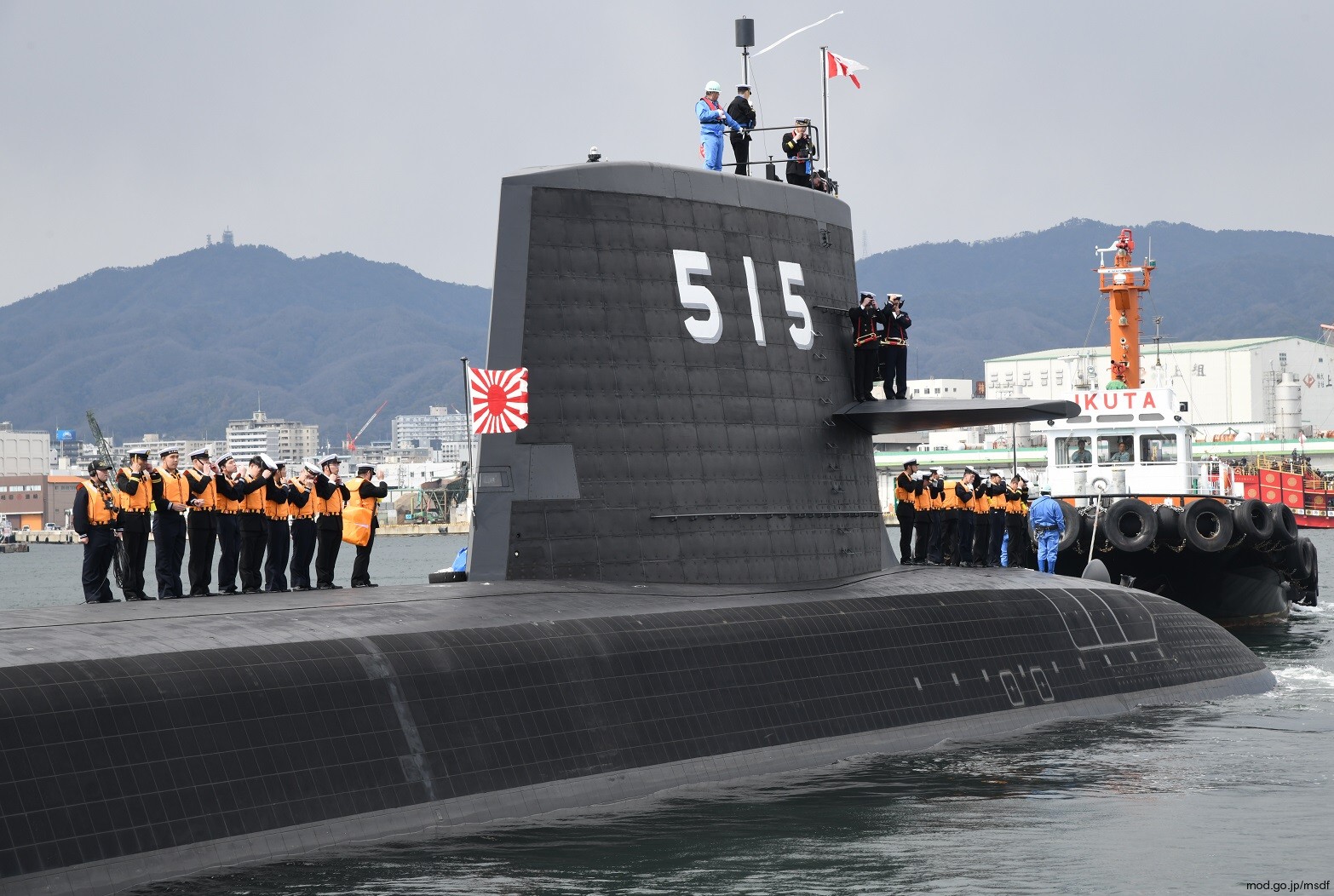 ss-515 js jingei taigei 29ss class attack submarine ssk aip japan maritime self defense force jmsdf 12