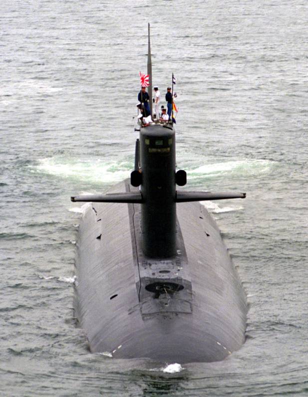 SS-574 JDS Mochishio Yushio class submarine japan maritime self defense force jmsdf