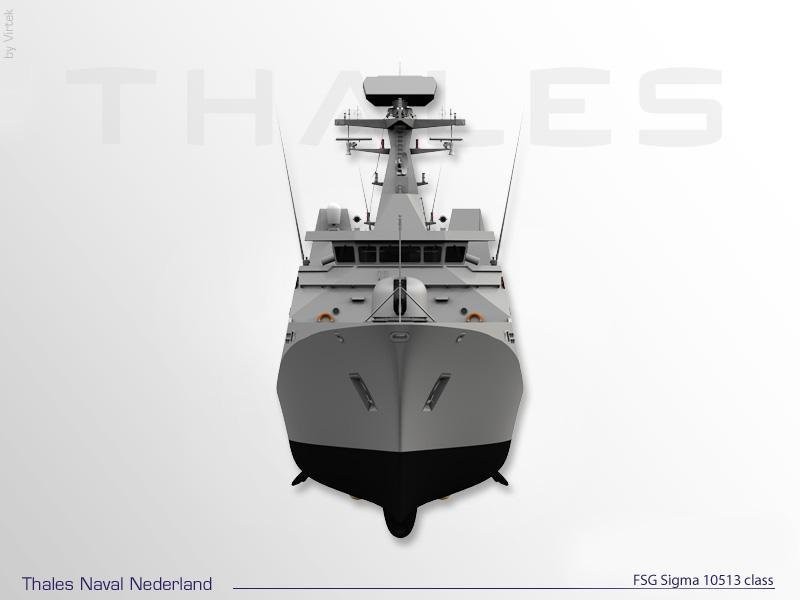 Sigma 10513 class frigate Damen Schelde Thales