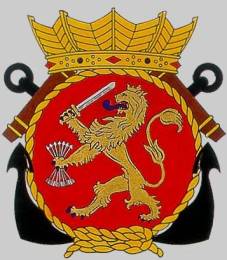 c 802 hnlms de zeven provincien crest insignia patch badge cruiser royal netherlands navy