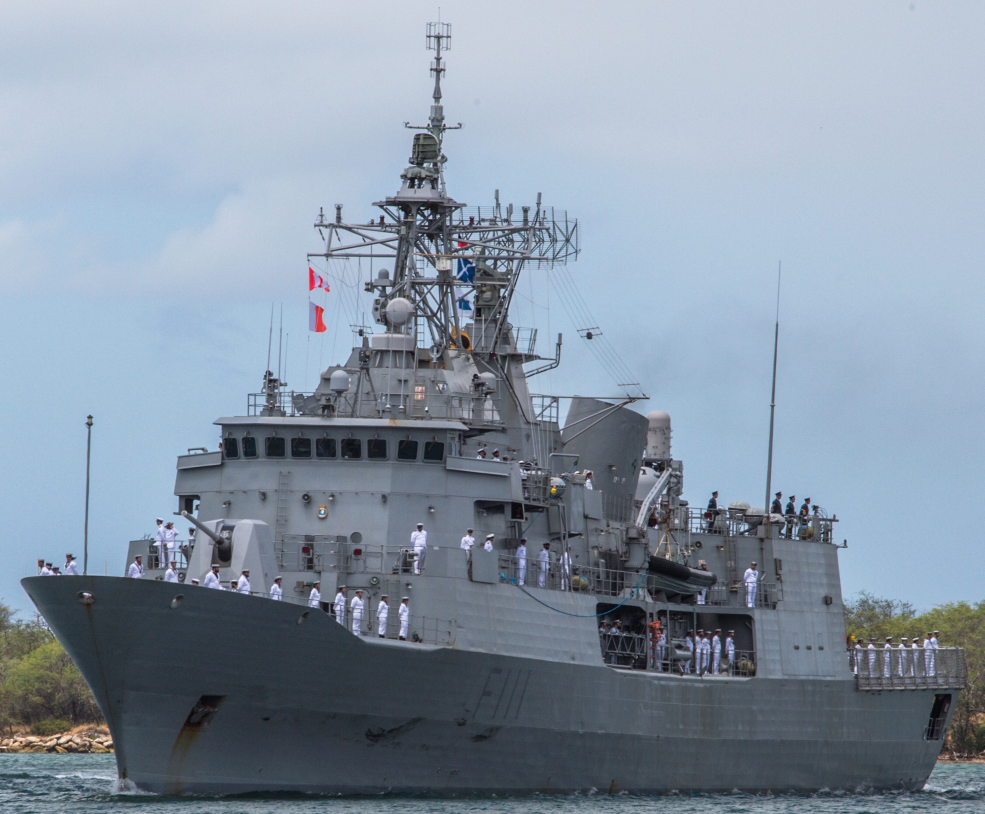 f-111 hmnzs te mana anzac class frigate royal new zealand navy rnzn rimpac hawaii 12