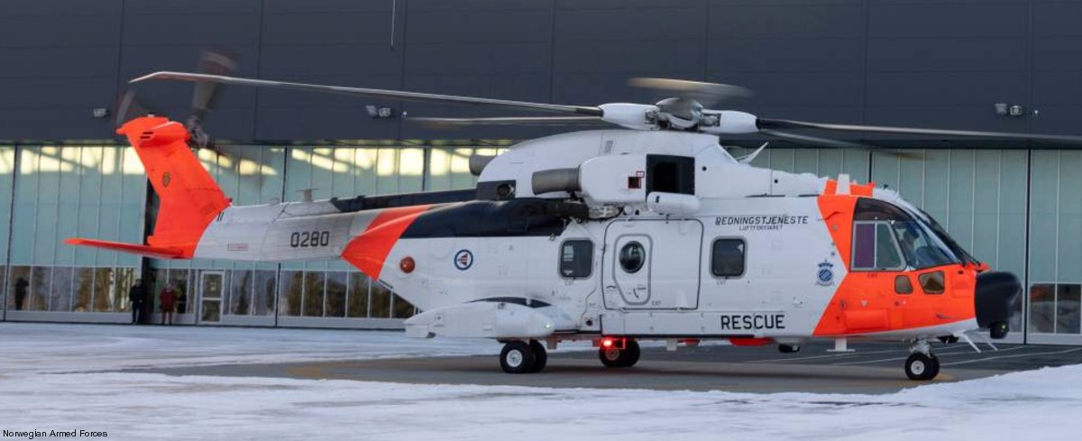agusta westland aw101 rescue helicopter royal norwegian air force luftforsvaret sar queen 0280 03