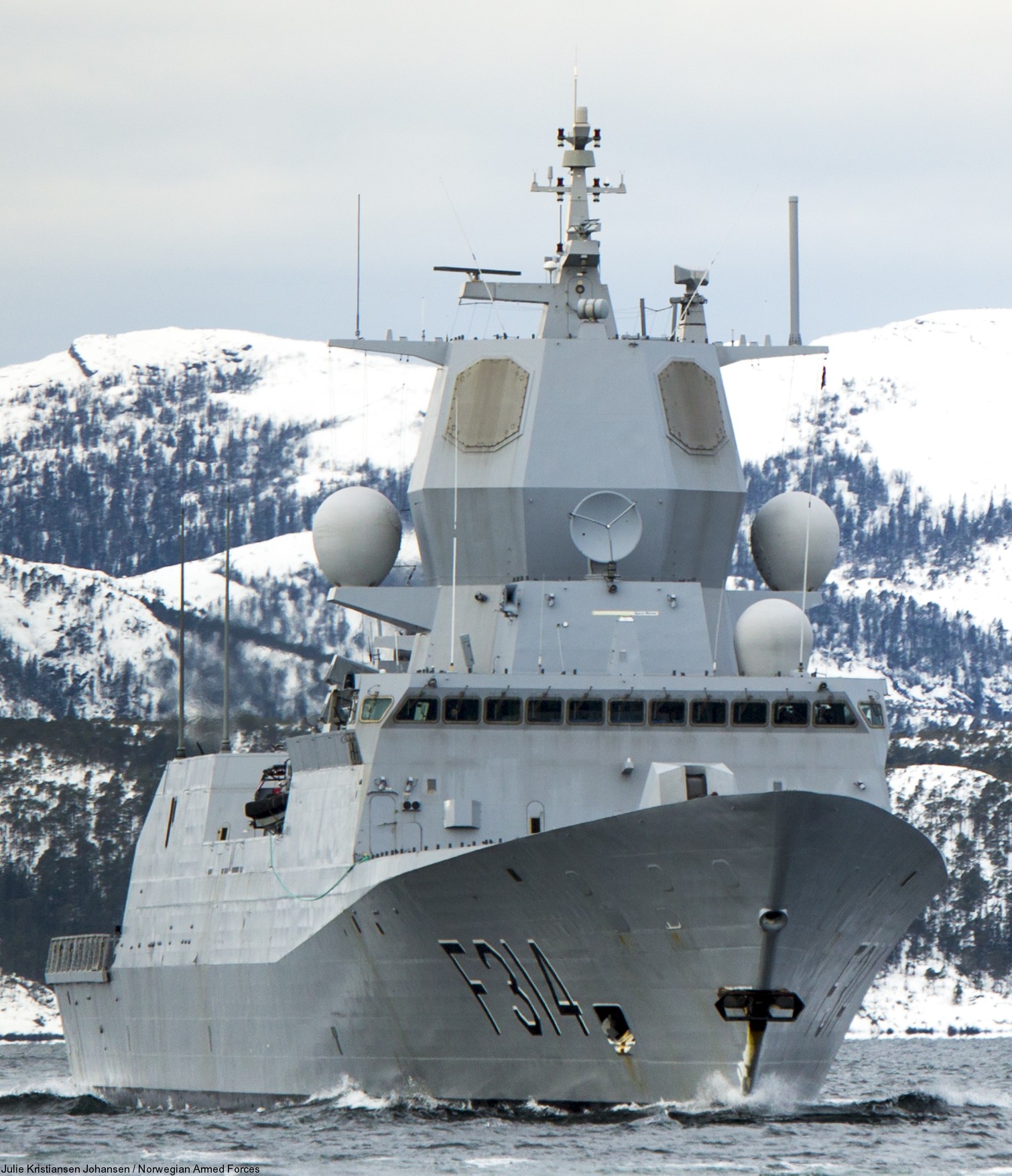 f-314 thor heyerdahl hnoms knm fridtjof nansen class frigate royal norwegian navy 24 an/spy-1f radar aegis