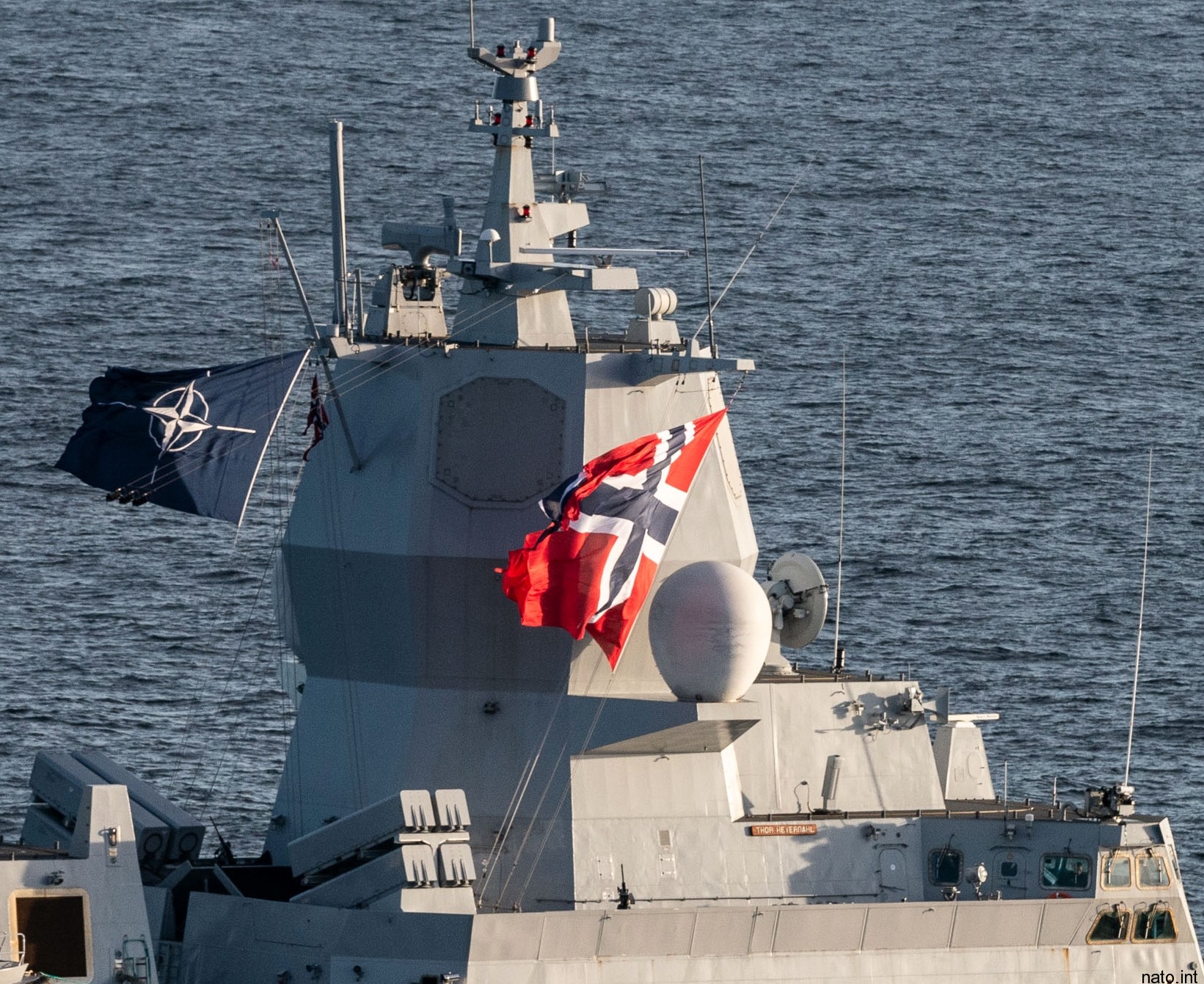 f-314 thor heyerdahl hnoms knm fridtjof nansen class frigate royal norwegian navy 48 an/spy-1f radar aegis