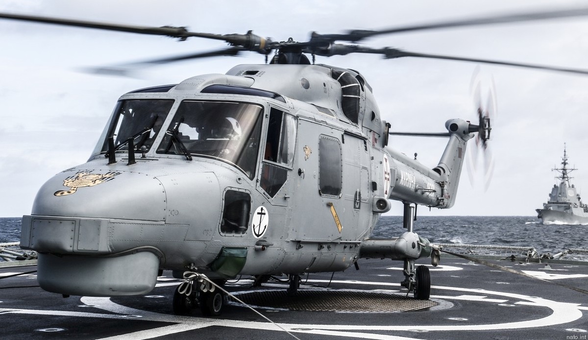 westland super lynx mk.95a naval helicopter portuguese navy marinha nato snmg 16