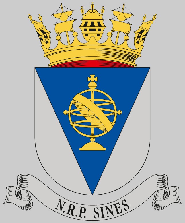 p-362 nrp sines viana do castelo class offshore patrol vessel opv portuguese navy marinha insignia crest patch badge