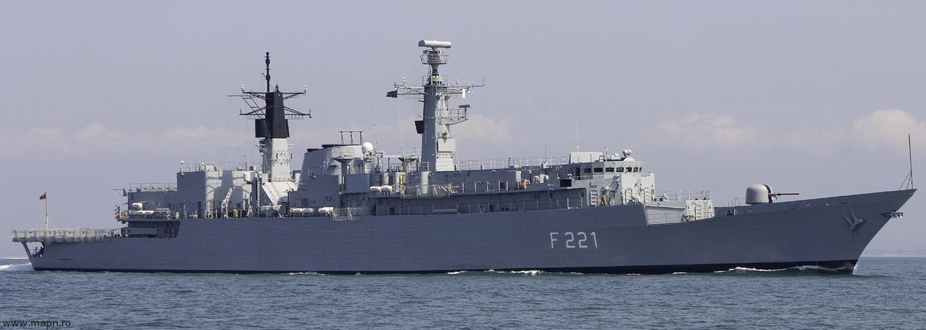 f-221 ros regele ferdinand frigate romanian navy type 22 broadsword class 34 ex hms coventry