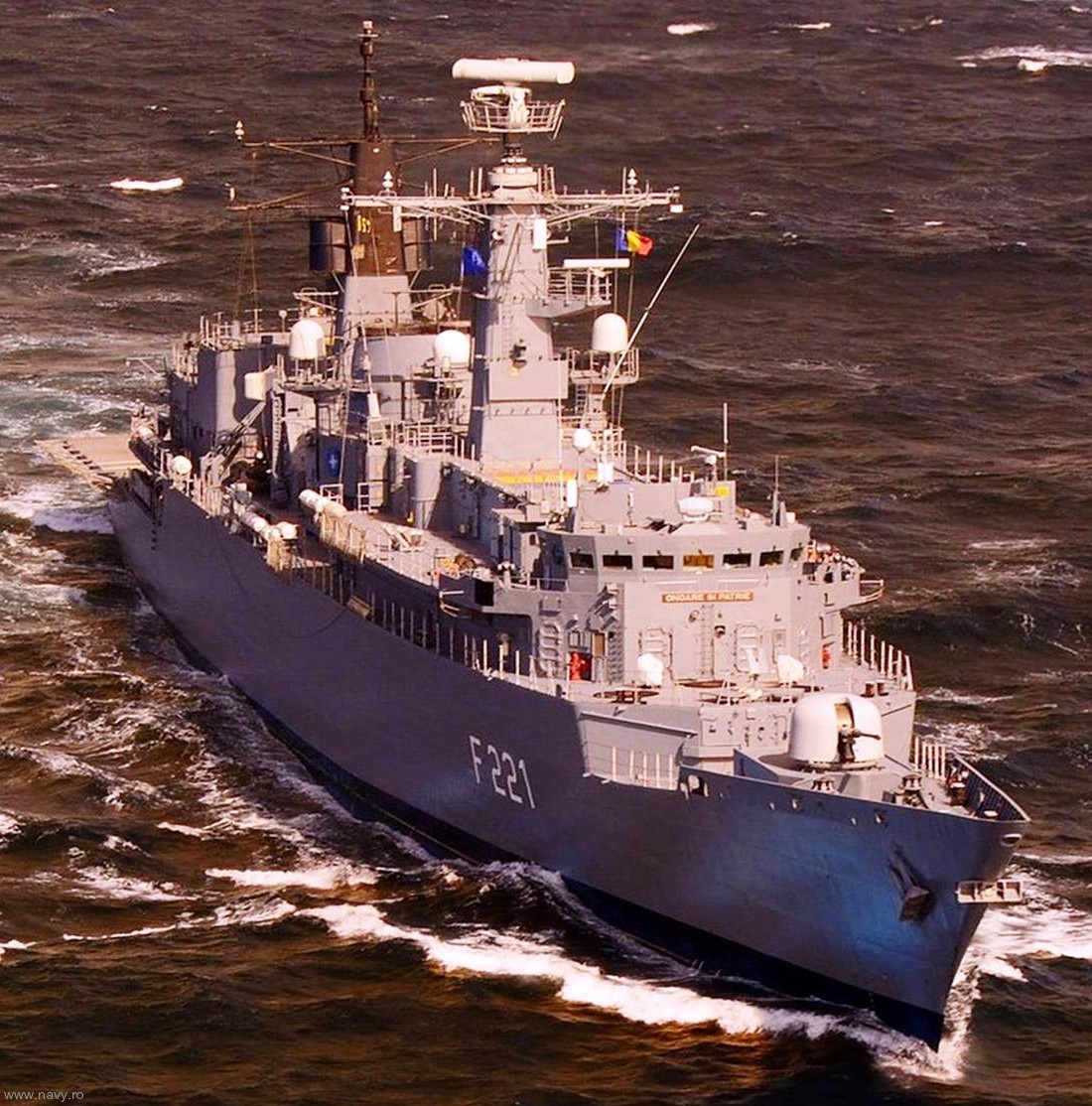 f-221 ros regele ferdinand frigate romanian navy type 22 broadsword class 64