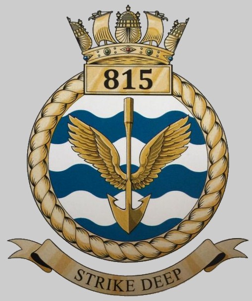815 nas naval air squadron insignia crest patch badge royal navy wildcat hma2 rnas yeovilton 02
