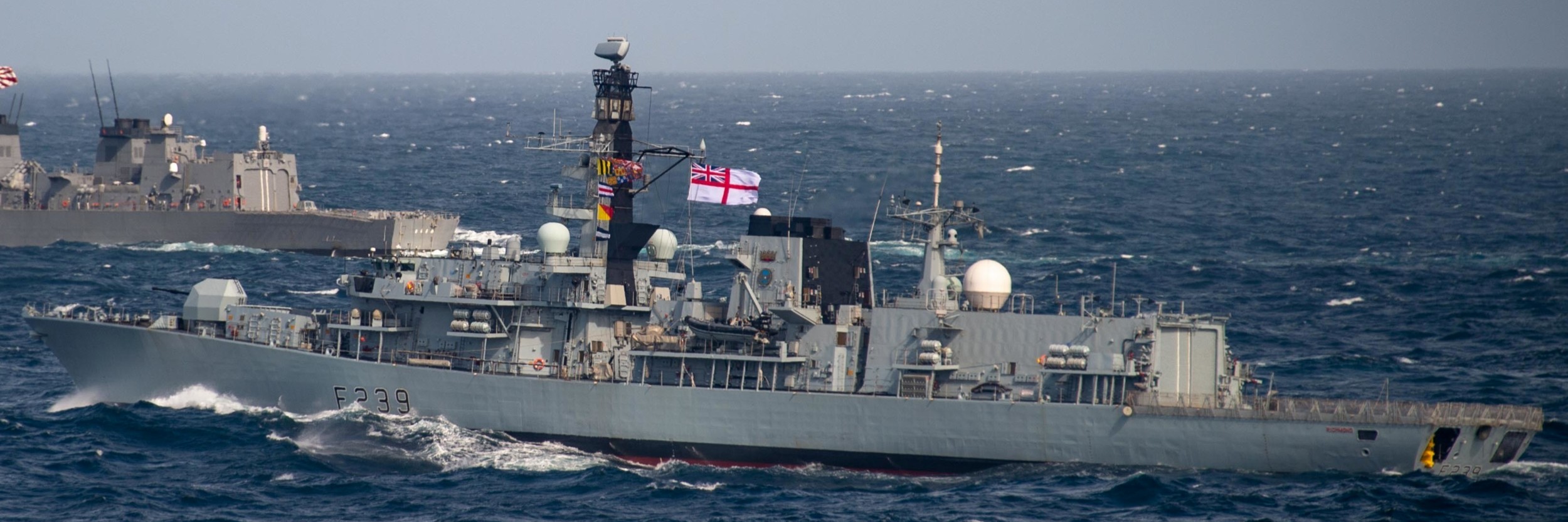 f-239 hms richmond type 23 duke class guided missile frigate ffg royal navy 44