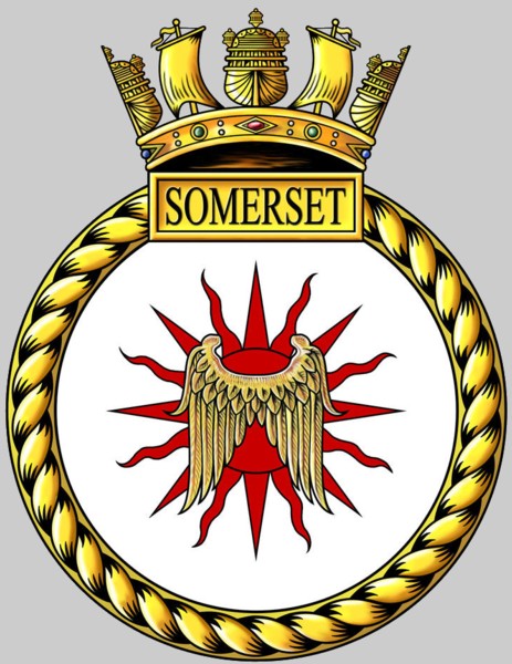 f-82 hms somerset insignia crest patch badge type 23 duke class frigate royal navy 02x