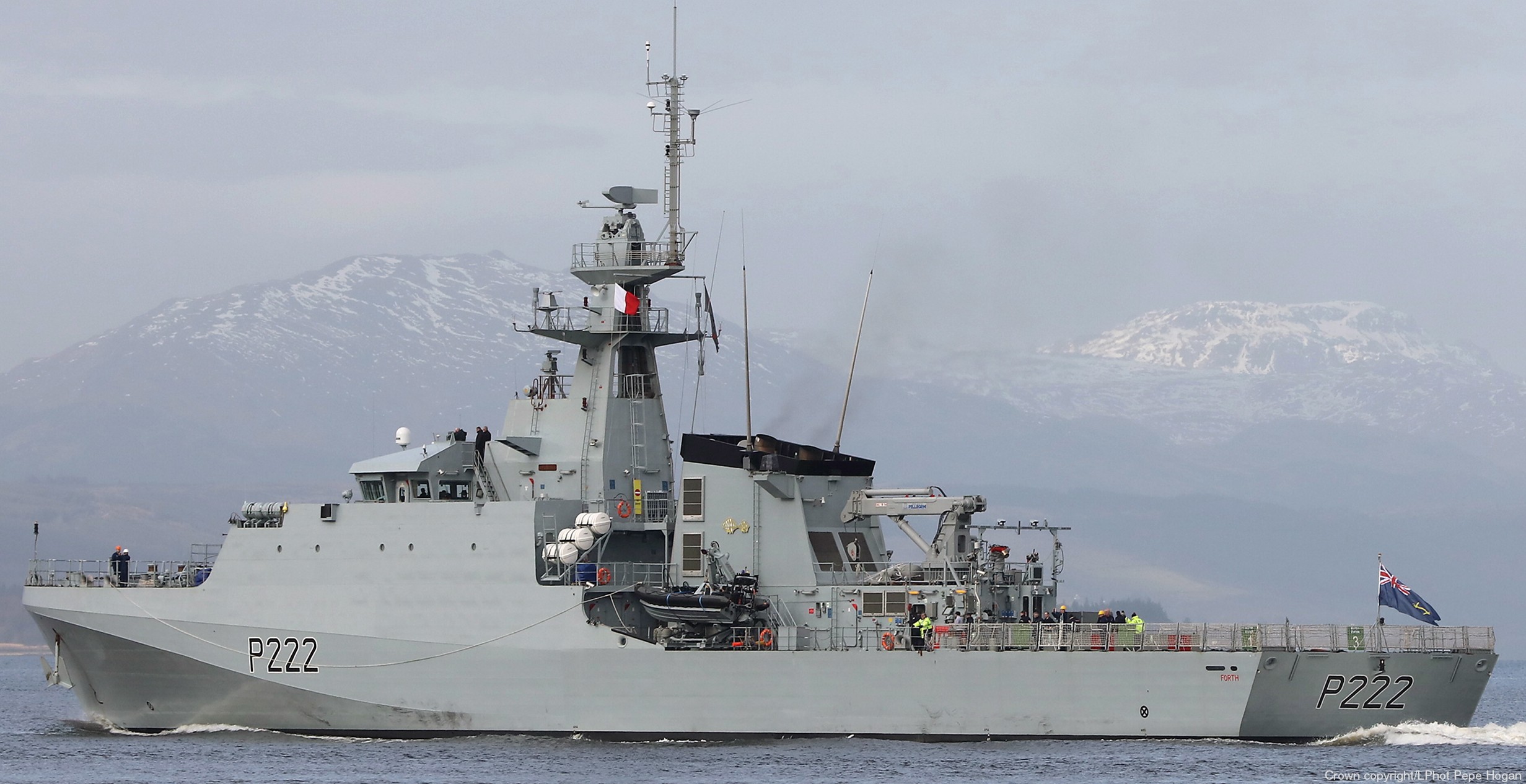 p222 hms forth river class offshore patrol vessel opv royal navy 09x bae systems
