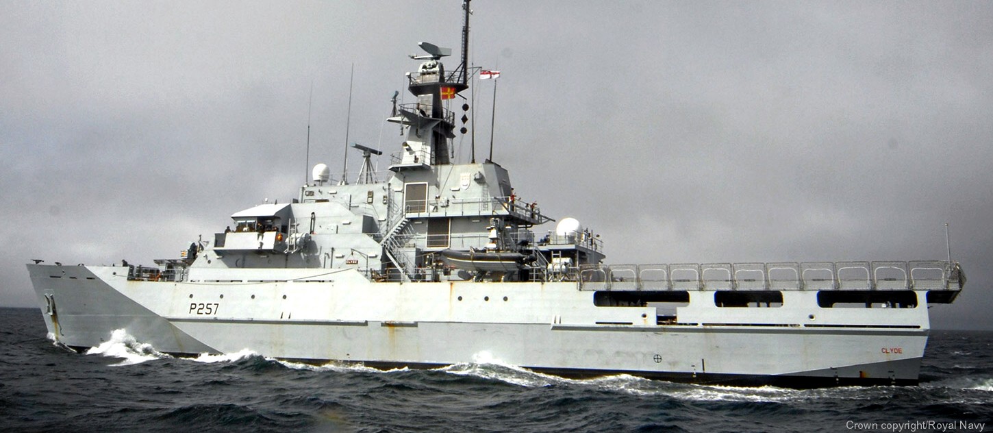 p257 hms clyde river class offshore patrol vessel opv royal navy 05
