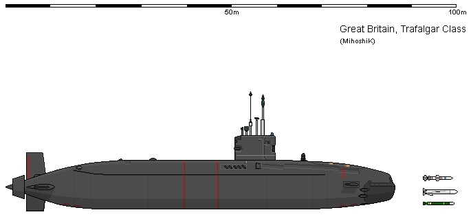Image result for trafalgar class submarine