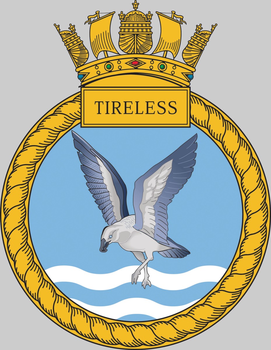s88 hms tireless trafalgar class insignia crest patch badge attack submarine hunter killer royal navy 02c