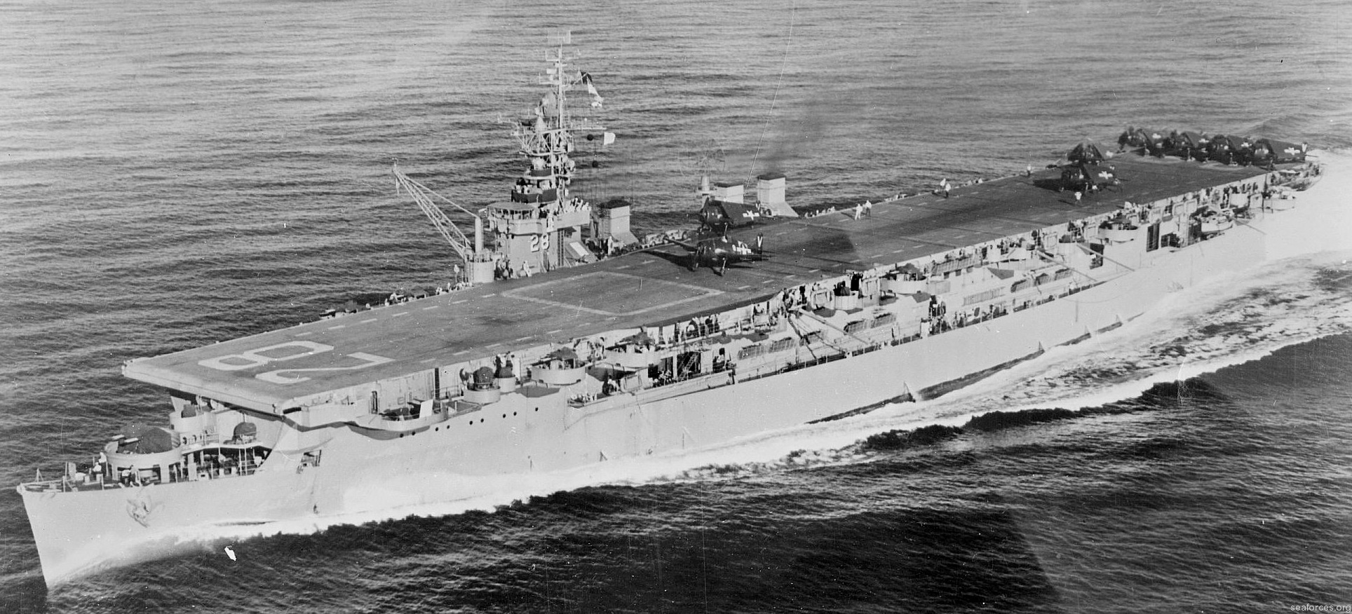 uss cabot cvl-28 aircraft carrier r-01 sps dedalo spanish navy 03