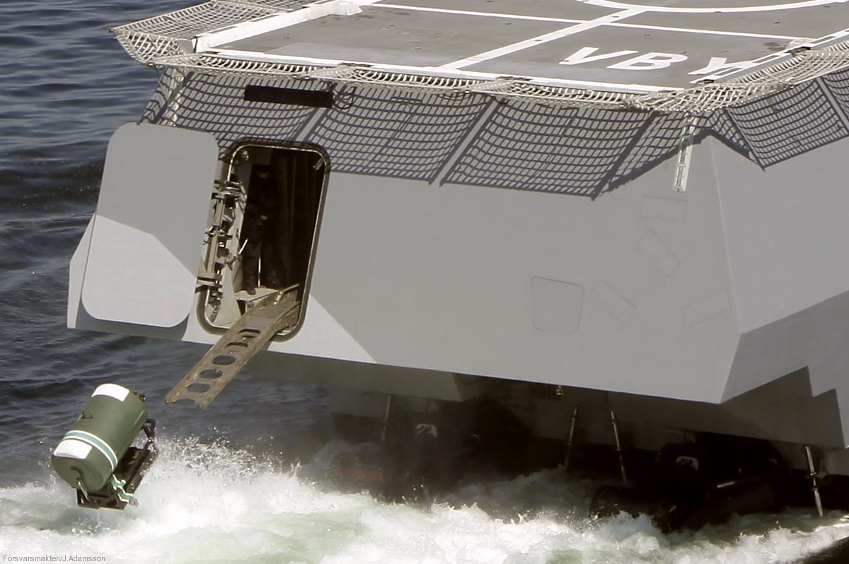 visby class corvette royal swedish navy korvett svenska marinen depth-charge 12c