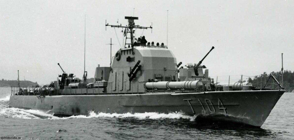 t104 pollux hms hswms plejad class fast attack craft torpedo boat vessel swedish navy svenska marinen 04