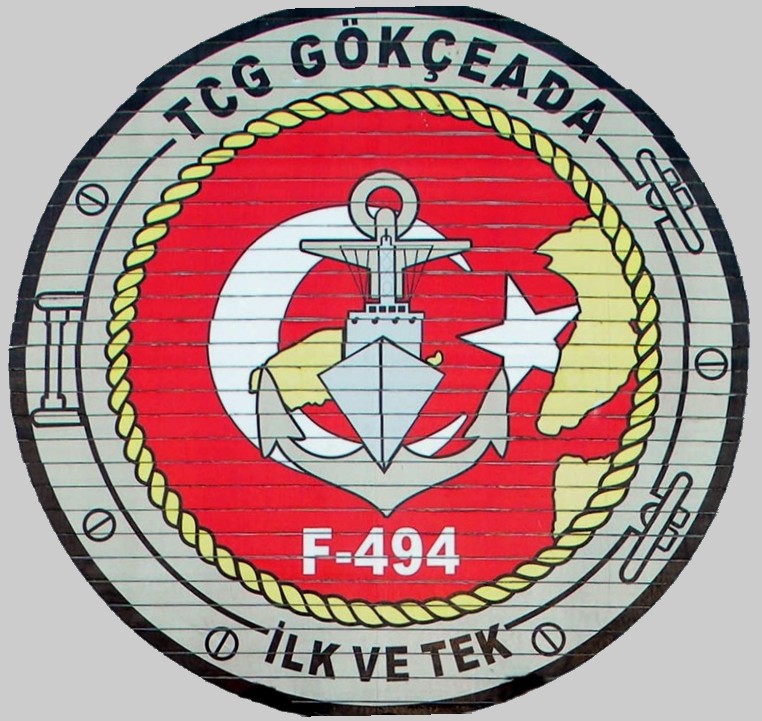f-494 tcg gokceada insignia crest patch badge gabya g-class frigate turkish navy 02