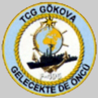 f-496 tcg gokova insignia crest patch badge gabya g-class frigate turkish navy 02x