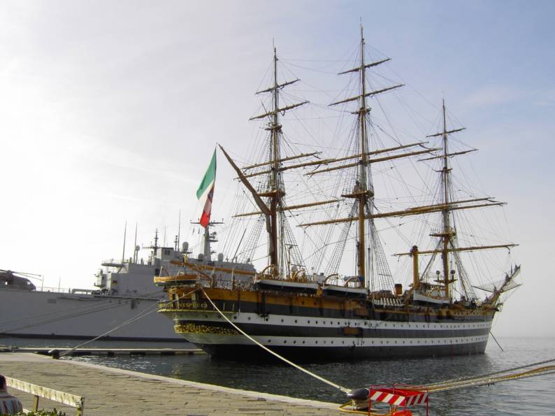 ITS Amerigo Vespucci A 5312 sail training ship Italian Navy