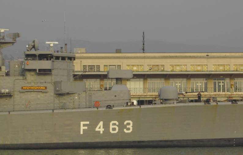 HS Bouboulina F 463 - NATO standing naval force mediterranean - STANAVFORMED - Trieste, Italy - November 2004