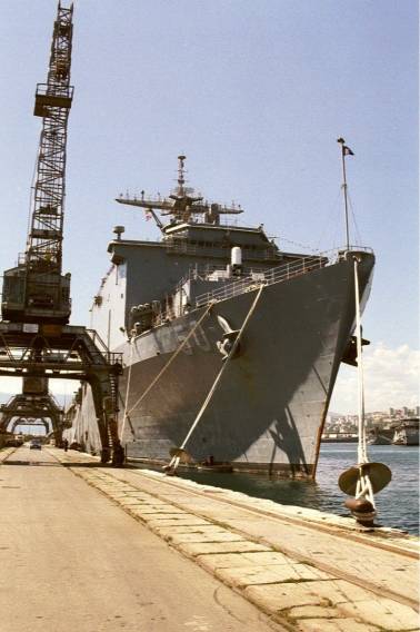 USS Carter Hall LSD-50 - Dock Landing Ship - Rijeka, Croatia - 2001