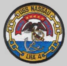 USS Nassau LHA 4 - patch crest