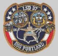 USS Portland LSD 37 - patch crest