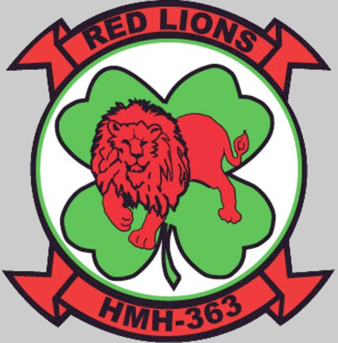 hmh-363 red lions insignia crest patch badge marine heavy helicopter squadron usmc 02x