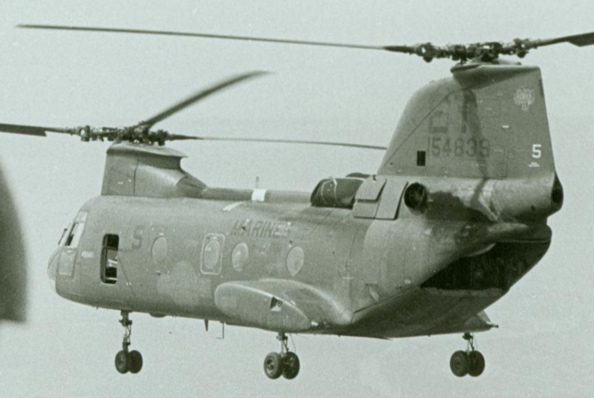 hmm-262 flying tigers ch-46a sea knight marine medium helicopter squadron usmc 15