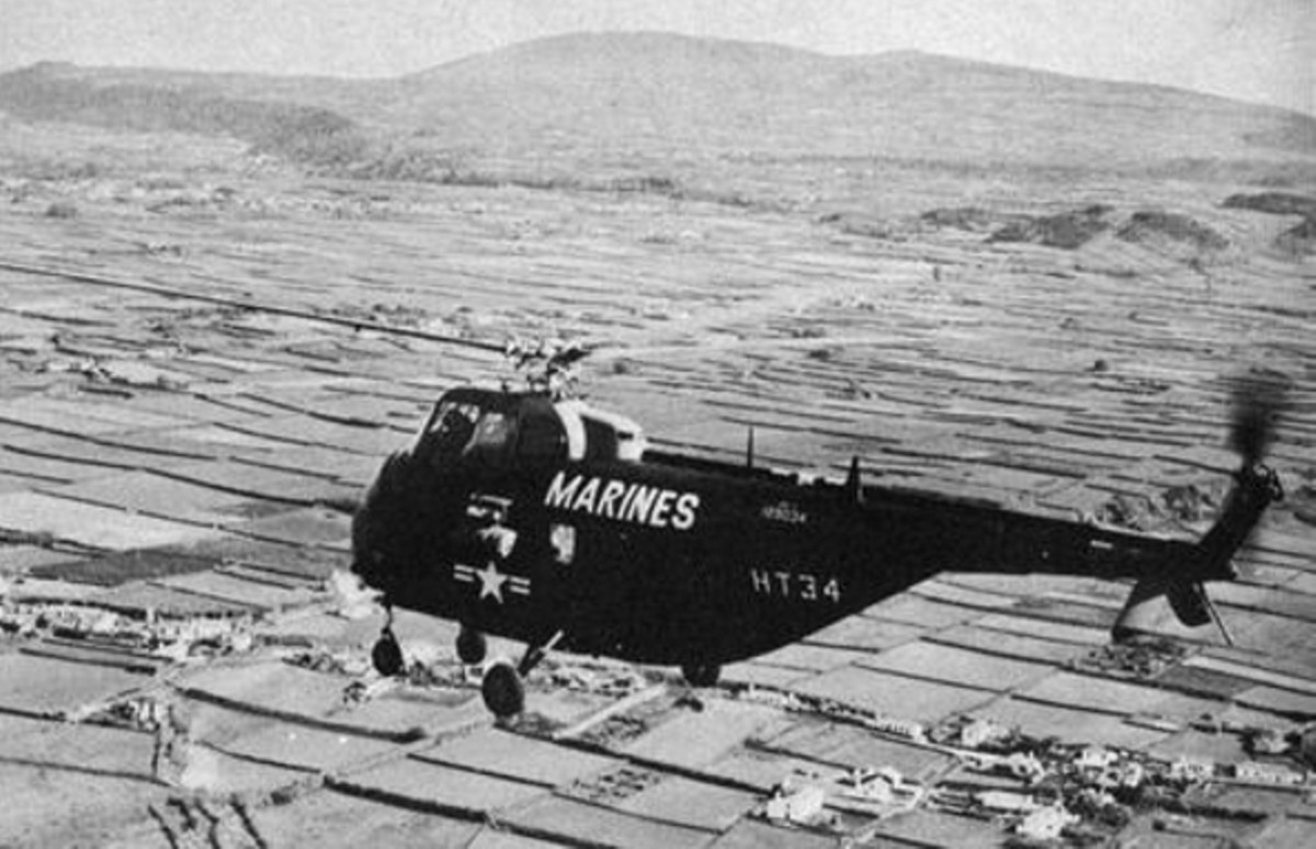 hmr-262 flying tigers sikorsky hrs marine helicopter transport squadron usmc 1956