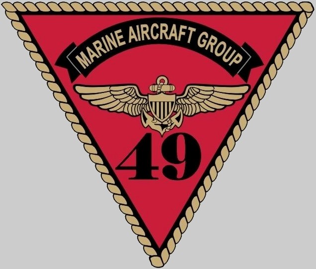 marine aircraft group mag-49 insignia crest patch usmc