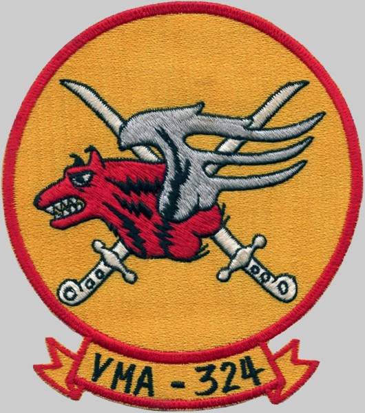 vma-324 devildogs patch insignia crest marine attack squadron usmc a-4 skyhawk