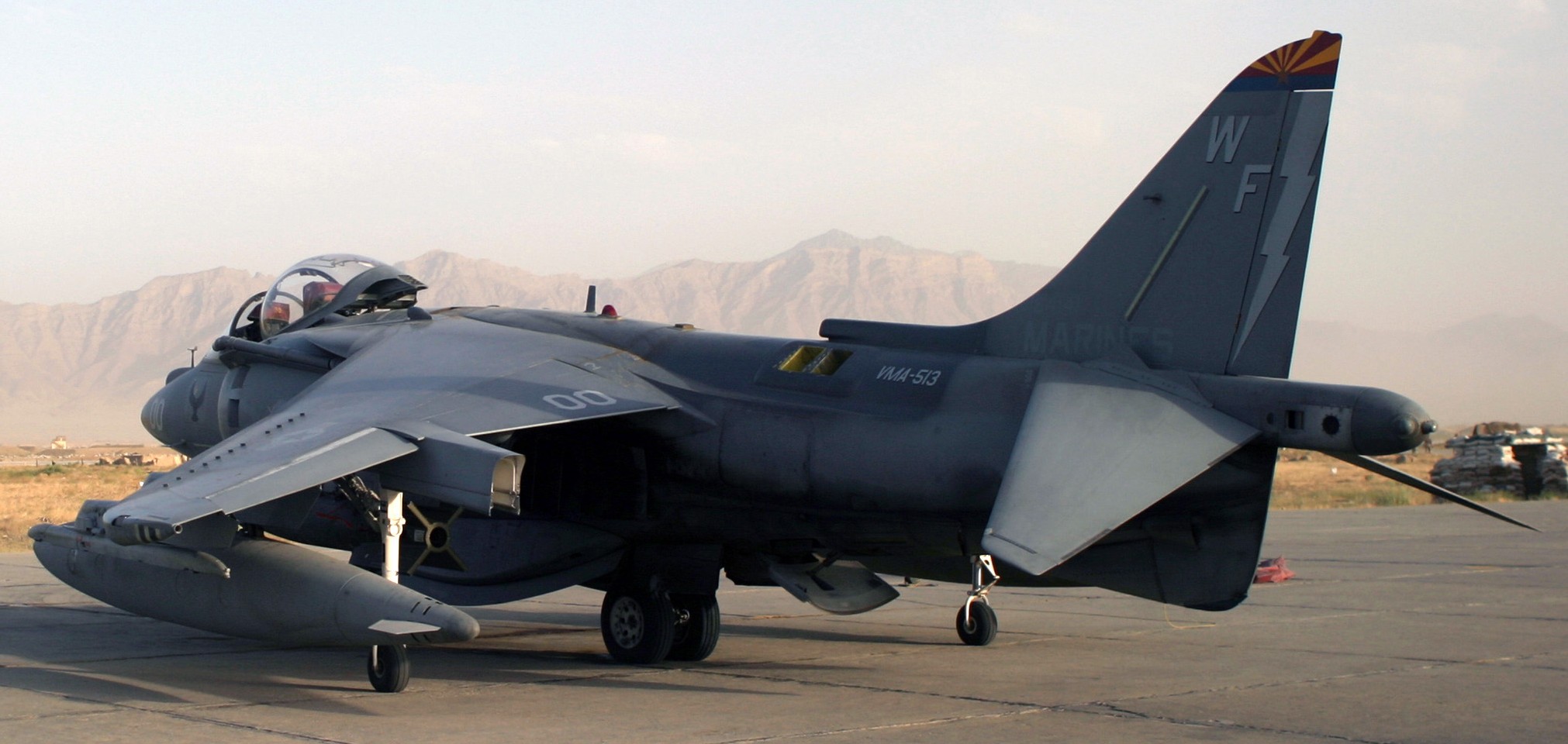 vma-513 flying nightmares av-8b harrier bagram airbase afghanistan 2003