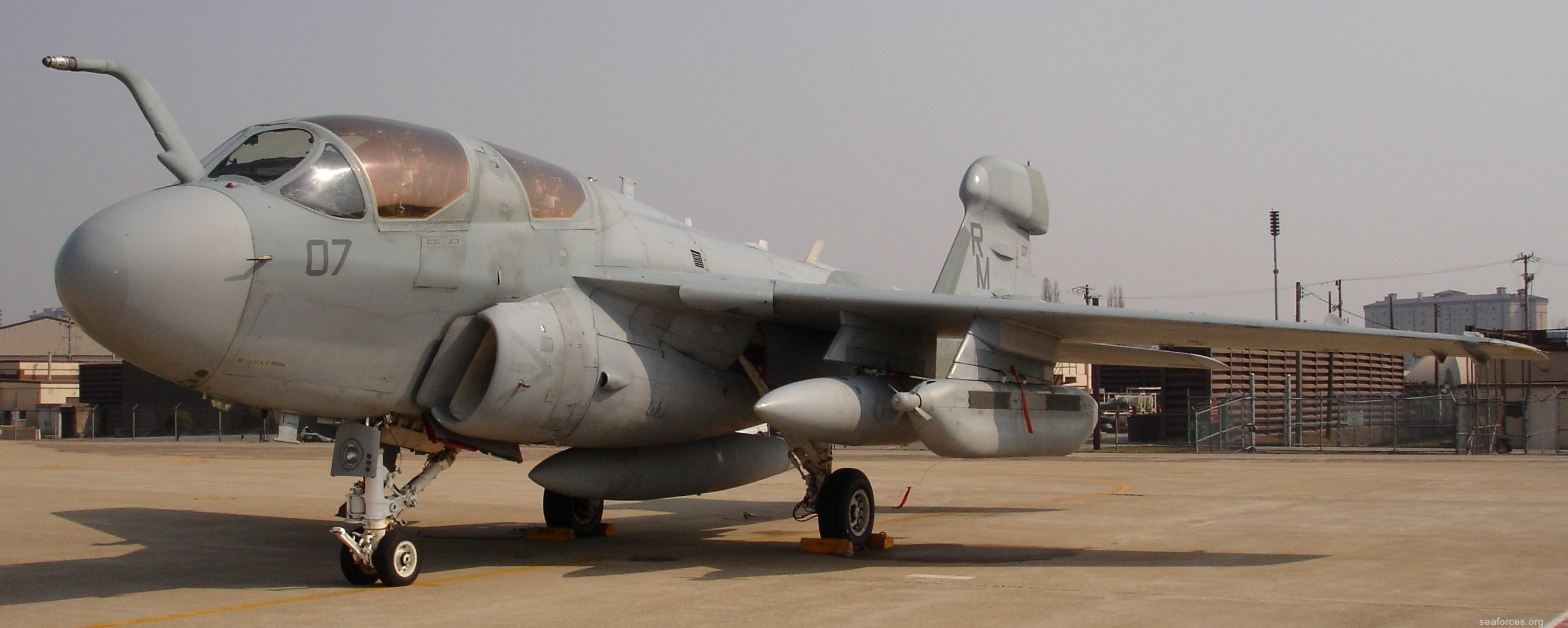 vmaq-4 seahawks ea-6b prowler marine tactical electronic warfare squadron usmc 22 osan airbase korea
