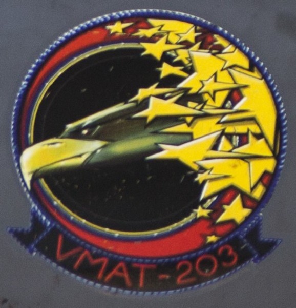 vmat-203 hawks marine attack training squadron insignia crest patch badge usmc 02c