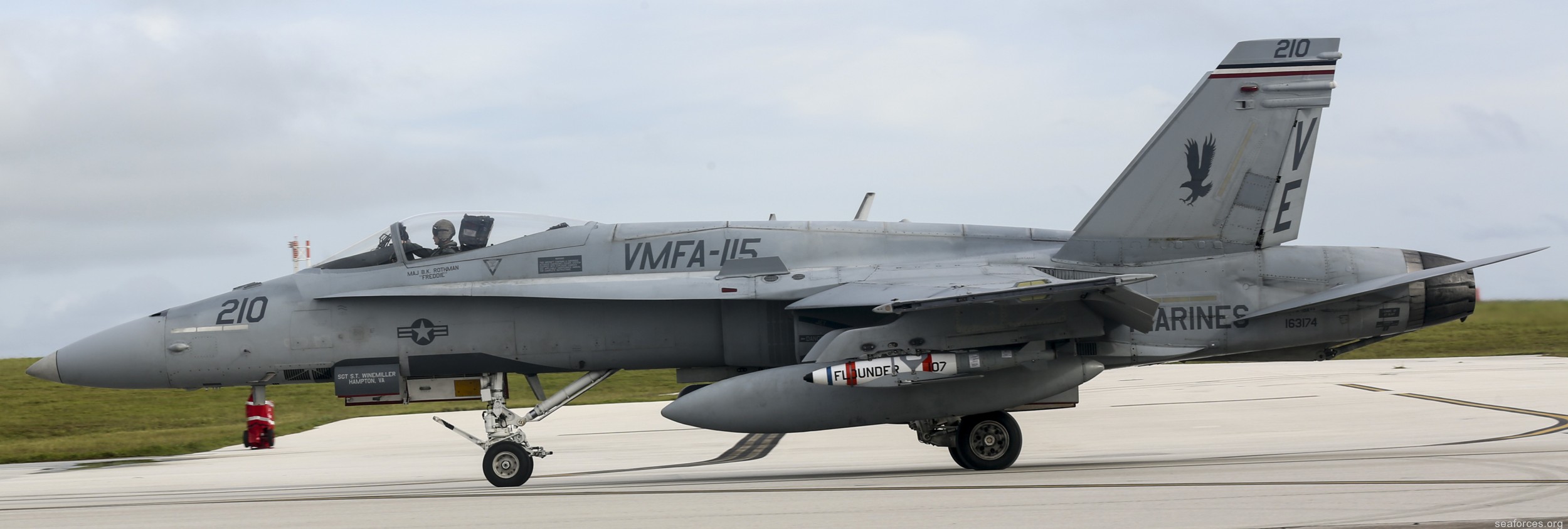 vmfa-115 silver eagles marine fighter attack squadron f/a-18a+ hornet 129 andersen afb guam